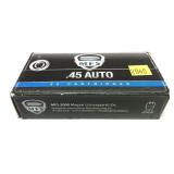 Box of .45 Auto MFS RN cartridges, 50 Rds.