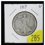 1917 Walking Liberty half dollar