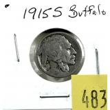 1915-S Buffalo nickel