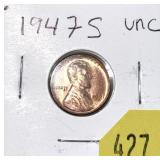 1947-S Lincoln cent