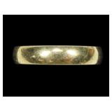 10K Yellow gold band ring, size 7.75, 1.9 grams