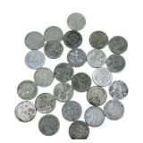 Lot, steel cents, 26 pcs.