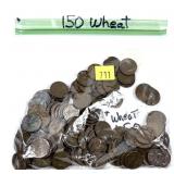 Lot, wheat cents, 150 pcs.