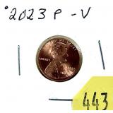 2023 Lincoln cent, Extra V