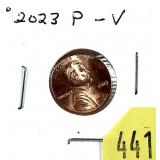 2023 Lincoln cent, Extra V
