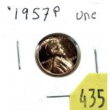 1957 Lincoln cent