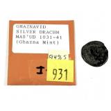 Ancient silver coin, 1031-41
