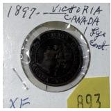 1897 Canadian cent
