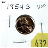 1954-S Lincoln cent