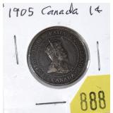 1905 Canadian penny