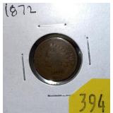 1867 Indian Head cent