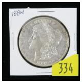 1884 Morgan dollar
