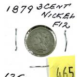 1879 3-cent nickel