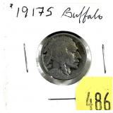 1917-S Buffalo nickel