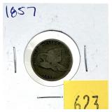 1857 Flying Eagle cent