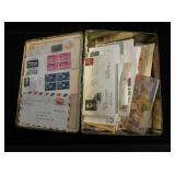 Advertising Box w/ U.S. & Foreign Covers &