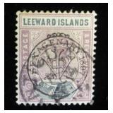 Leeward Islands 14 used, CV $130