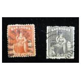 Barbados 32, 47 used, CV $44