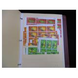 Album 32 Stock Pages Jamaica, mostly mint blocks