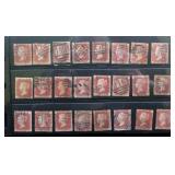 Lot, 24 Great Britain 33 used, CV $411, Plate