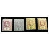 Straits Settlements 113-116 MH, CV $111