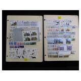 Lot, 8 Great Britain Stock Pages mint stamps