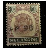 Selangor 35 used, CV $140