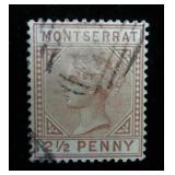 Montserrat 7 used, CV $77