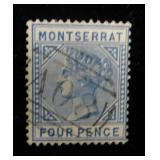 Montserrat 4 used CV $47