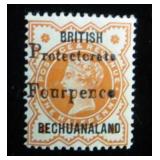 British Protectorate Bechuanaland 68 MH, CV $52