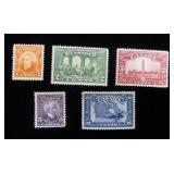 Canada 141-144 MNH, 145 MH CV $85