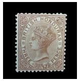 British Honduras 5 MH, CV $180