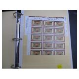 Album 17 Stock Pages Jersey, mint sheets, strips