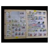 Lot, 8 Great Britain Stock Pages mint stamps