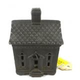 Bank Building, Cast Iron, 3 1/3" high