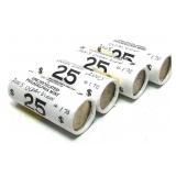 x4- Rolls of 2005 nickels -x4 rolls- Sold by the