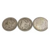 x3- Morgan dollars -x3 dollars -Sold by the
