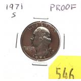1971-S Proof quarter