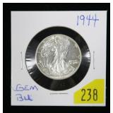 1944 Walking Liberty half dollar, BU