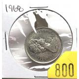 1968 Canadian quarter