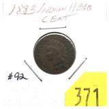 1883 Indian Head cent