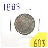 1883 Liberty nickel n/c