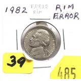1982 nickel rim error