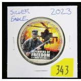 2003 American Silver Eagle "Defenders of Freedom"
