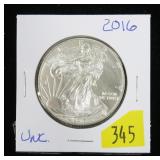 2016 American Silver Eagle, Unc.