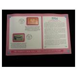 Lot, 15 Christmas Collector Panels w/ stamps,