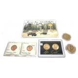 Lot, coin sets, 4 pcs.