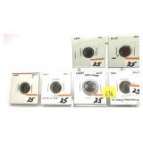 Lot, 6 Roosevelt dime errors