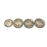 Lot, coins with silver, 4 pcs.