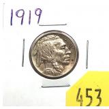 1919 Buffalo nickel